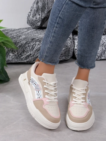 Royalfashion Damensneaker mit Glitzer Samoles