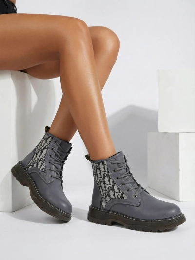 Royalfashion Жіночі черевики на щиколотці з принтом Efrioz