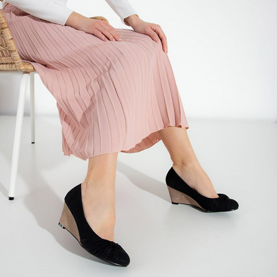 Schwarze Nicolas Keilabsätze für Damen - Schuhe