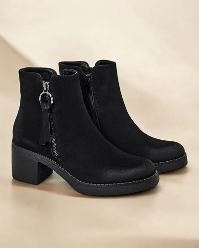 Жіночі ботильйони Royalfashion кольору моркв'яні