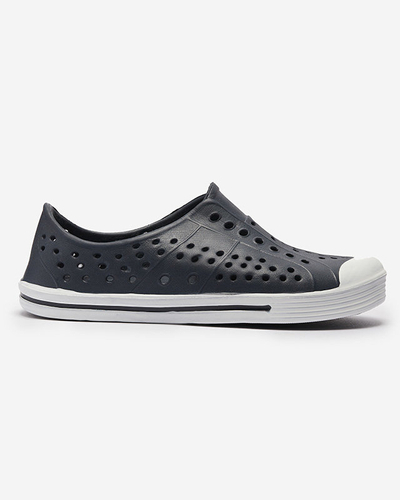Marineblaue durchbrochene Kinder-Sneakers aus Gummi Jiteri - Footwear