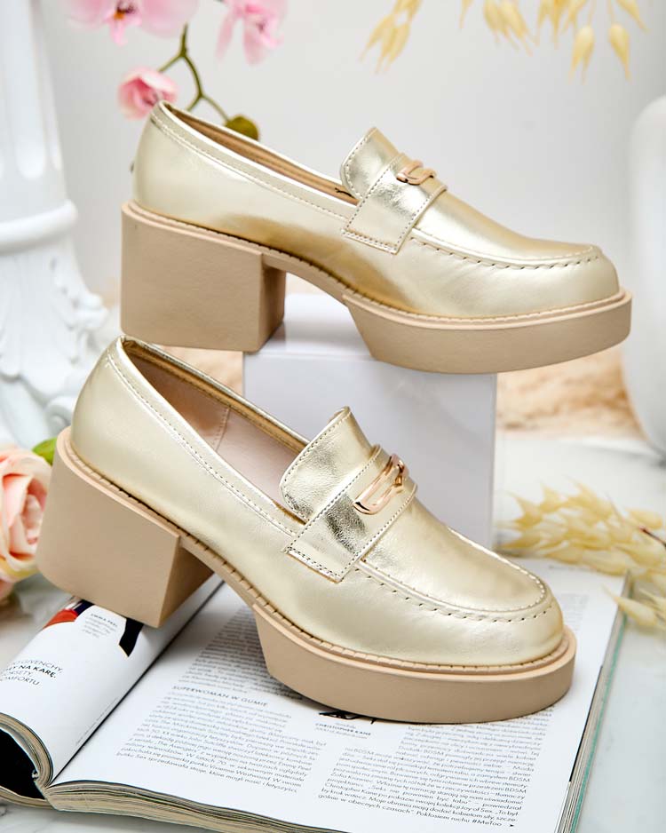 Royalfashion Damen Mokassins auf einem Pfosten Ralbali