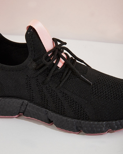 Sportschuhe für Damen von Bommgi in Schwarz und Rosa - Schuhe