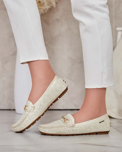 Royalfashion Damen durchbrochene Mokassins Mill