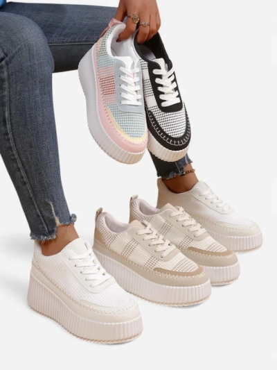 Royalfashion Damen Plateau-Sneaker Siserra