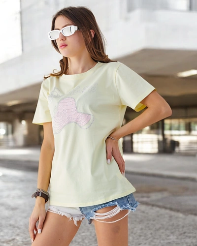 Royalfashion Damen Baumwollbluse mit Print