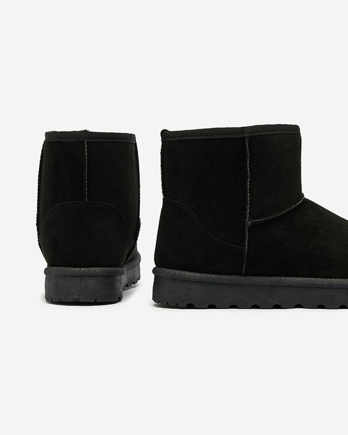 Чоботи Royalfashion Чорні черевики а-ля снігоступи для жінок Nerlea