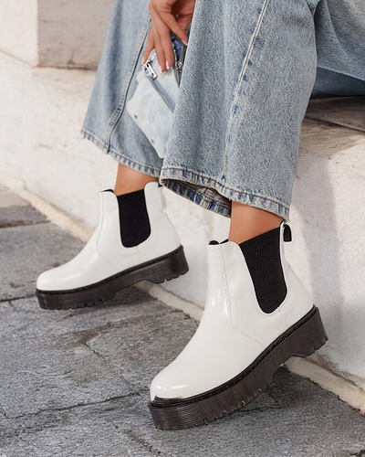 Royalfashion Damen eko Leder Movitas Stiefel