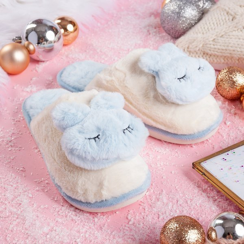 Сині тапочки "Солодкі плюшеві ведмедики" - Взуття 1