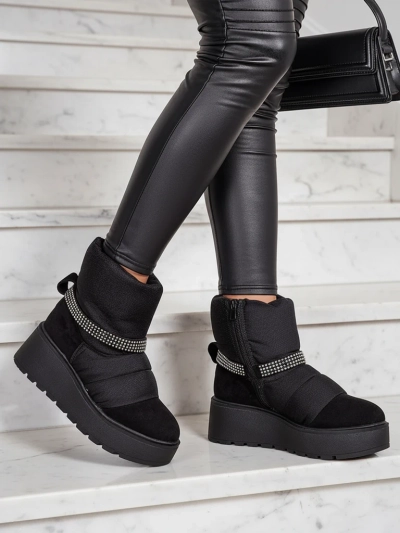 Royalfashion Damen Keilabsatz Schneestiefel Renosi