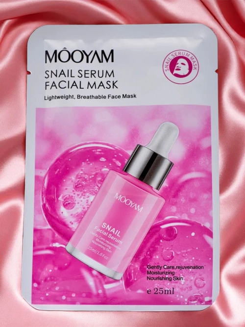 Тканинна маска для обличчя з сироваткою з муцином равлика