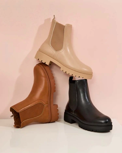 Royalfashion Damen eko Leder Dovivas Stiefel