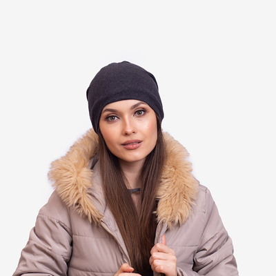 Marineblauer isolierter Damenhut mit Sternen - Accessoires