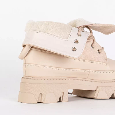 OUTLET Beige isolierte Damentaschen Emilla - Schuhe