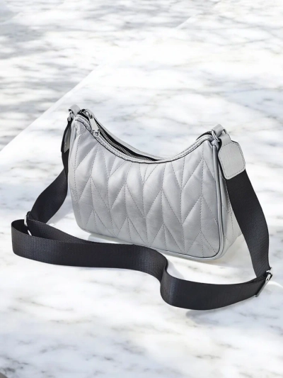 Royalfashion Kleine Damen-Quilt-Tasche mit Geldbörse