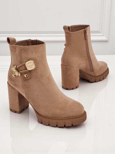 Ботильйони жіночі еко замшеві на підборах Bearr