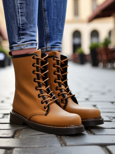 Royalfashion Damen Stiefeletten Frioze