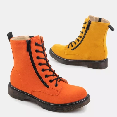 OUTLET Orange Damen-Schnürschuh Ofra Arbeitskleidung - Schuhe