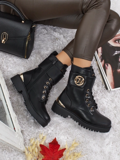 Damen Worker Boots mit Verzierungen Lorice