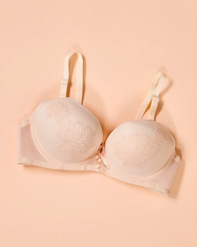 Royalfashion Damen gepolsterter BH mit Spitze