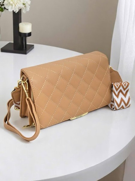 Royalfashion Багатофункціональний стьобаний гаманець-сумочка на ремінці Multi Culti