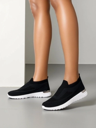 Royalfashion Damen Slipper Stoff Sport Schuhe Terrifa