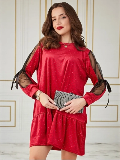 Royalfashion Damen Samtkleid