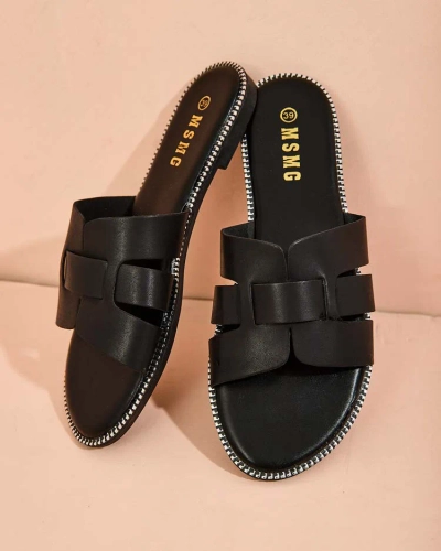 Royalfashion Жіночі шльопанці Omipp на плоскій підошві