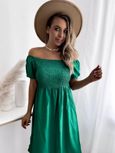 Grünes Damen-Minikleid a'la hiszpanka- Kleidung