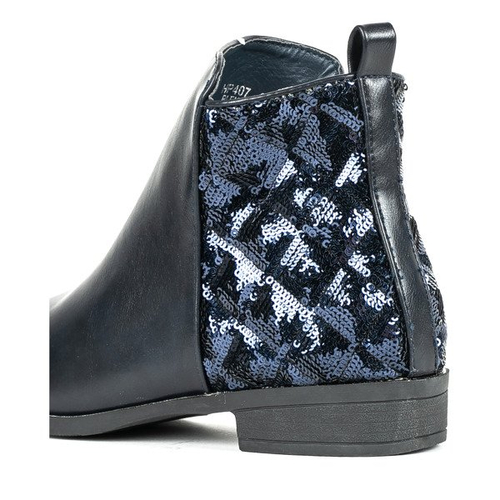 Сині черевики з блискітками Pajetka - Взуття