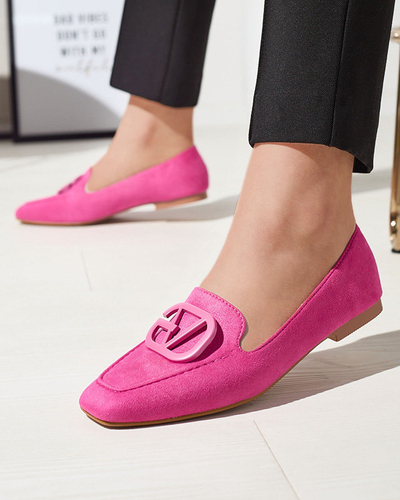 OUTLET Fuchsia Damen Mokassins Jeterika - Footwear