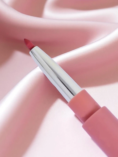 Помада-олівець та контурний олівець для губ 2-в-1 Рожевий нуга