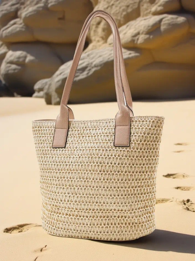 Royalfashion Große Strohtags Tasche für Damen