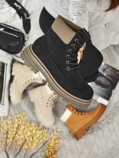 Damen Trapper Stiefeletten Avienne