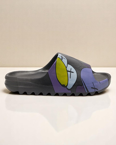 Damen Sandalen Aurora Schwarz Gummi Stilvoll für den Sommer