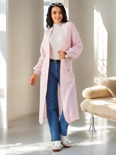 Royalfashion Acryl gestrickter Damen-Cardigan