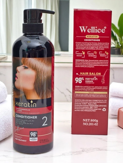 Keratin-Haarspülung