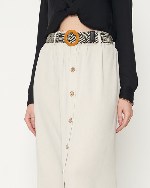 Жіноча спідниця в сіро-бежевому кольорі