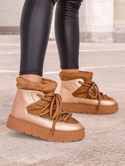 Royalfashion Damen Schnürschneestiefel Iniuc
