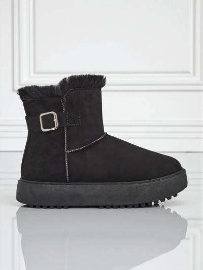 Royalfashion Kurze Damenstiefel im Schneestiefel-Stil Winter Crest