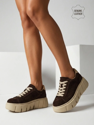 Sportliche Damen-Sneakers aus Naturleder Eller