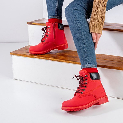 Rot isolierte Damen-Wanderschuhe Triwar - Footwear