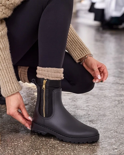 Royalfashion Damen Dasilia matte Gummistiefel