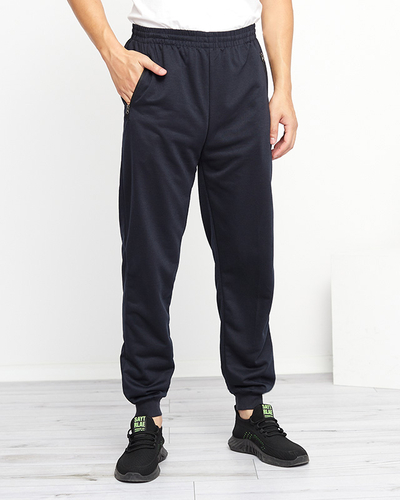 Klassische marineblaue Jogginghose für Herren - Kleidung