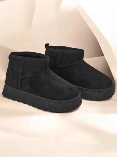 Royalfashion Kurzstiefel, die an Damen-Schneestiefel erinnern Hezio