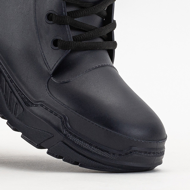 Marineblaue Damenstiefel a'la Aiax Gummistiefel - Schuhe