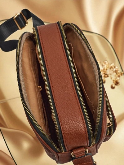 Kleine Damenhandtasche aus Öko-Leder Lunar Elegance