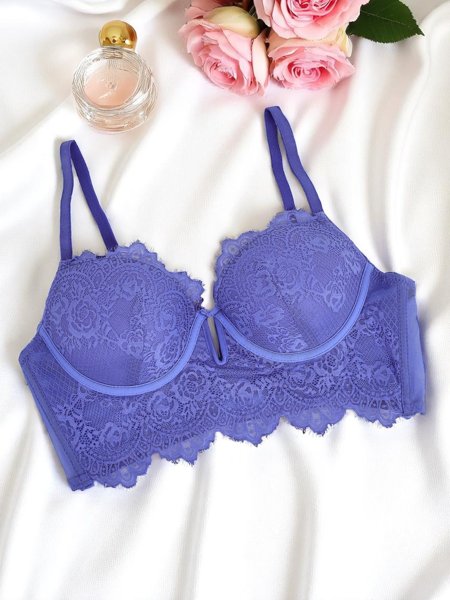 Royalfashion Damen gepolsterter Bustier-BH aus Spitze Grace Korsett