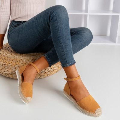 Braune Damen-Espadrilles auf der Citiva-Plattform - Schuhe 1
