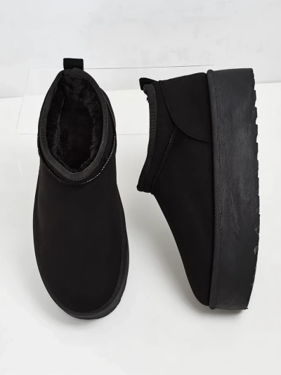 Royalfashion Damen Kurzstiefel a'la Schneestiefel Ozozi